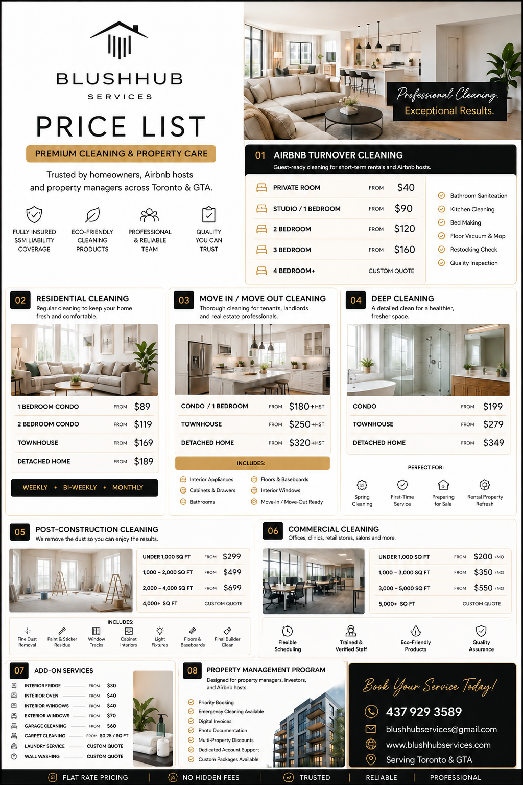 Service Price List