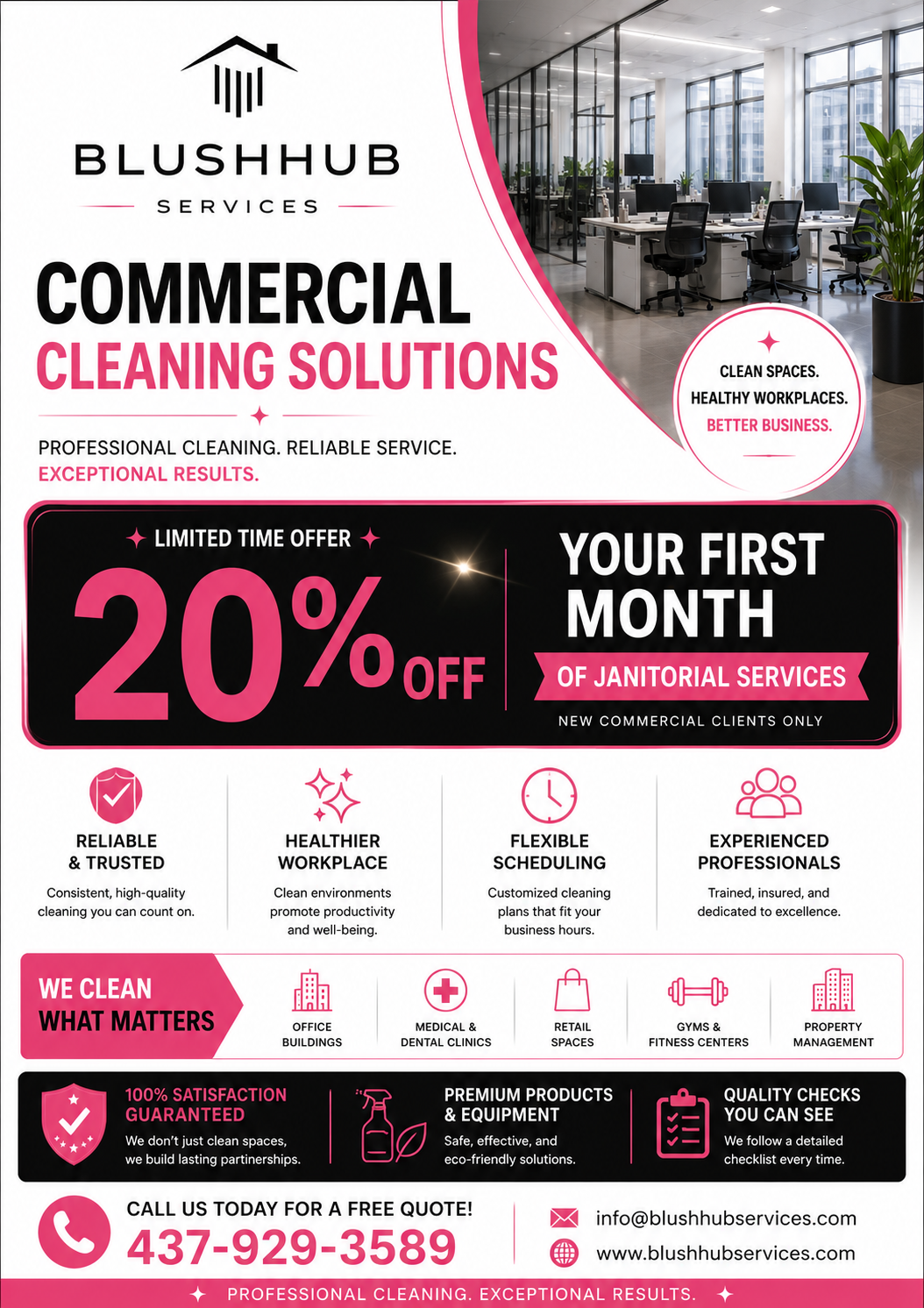 Commercial Cleaning Exclusive Offer
